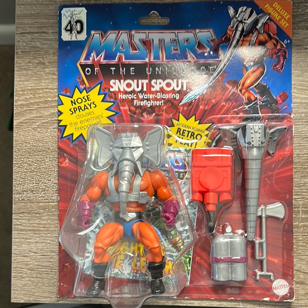 Mattel Orange and Gray Action Figure Playset